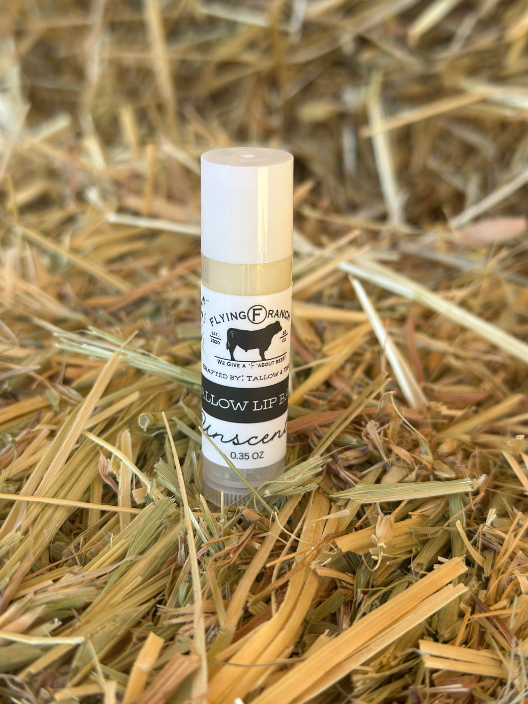 Tallow Unscented Lip Balm